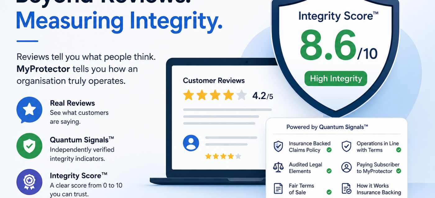 MyProtector trust and integrity platform